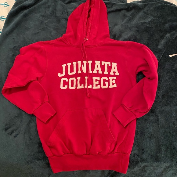 Juniata College pink hoodie sweatshirt - Picture 1 of 5